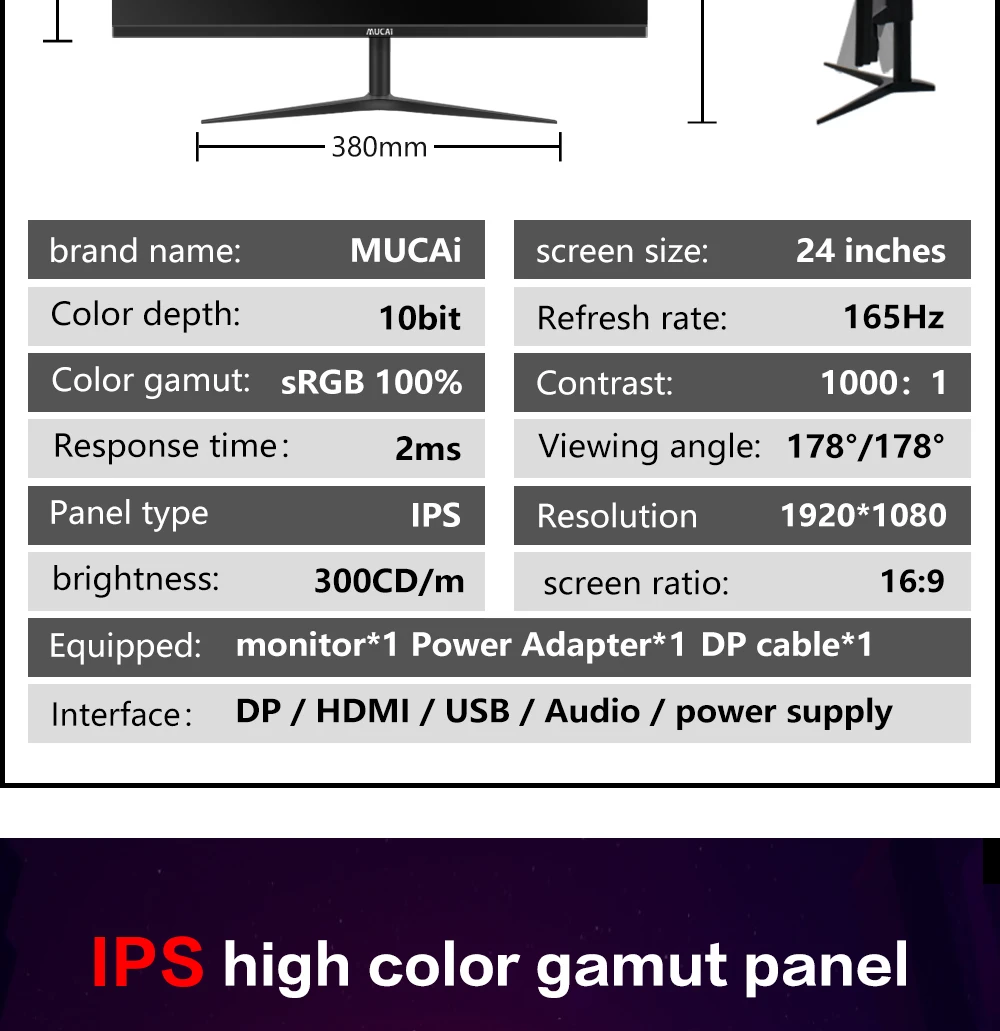 Desktop Gaming Flat Monitor